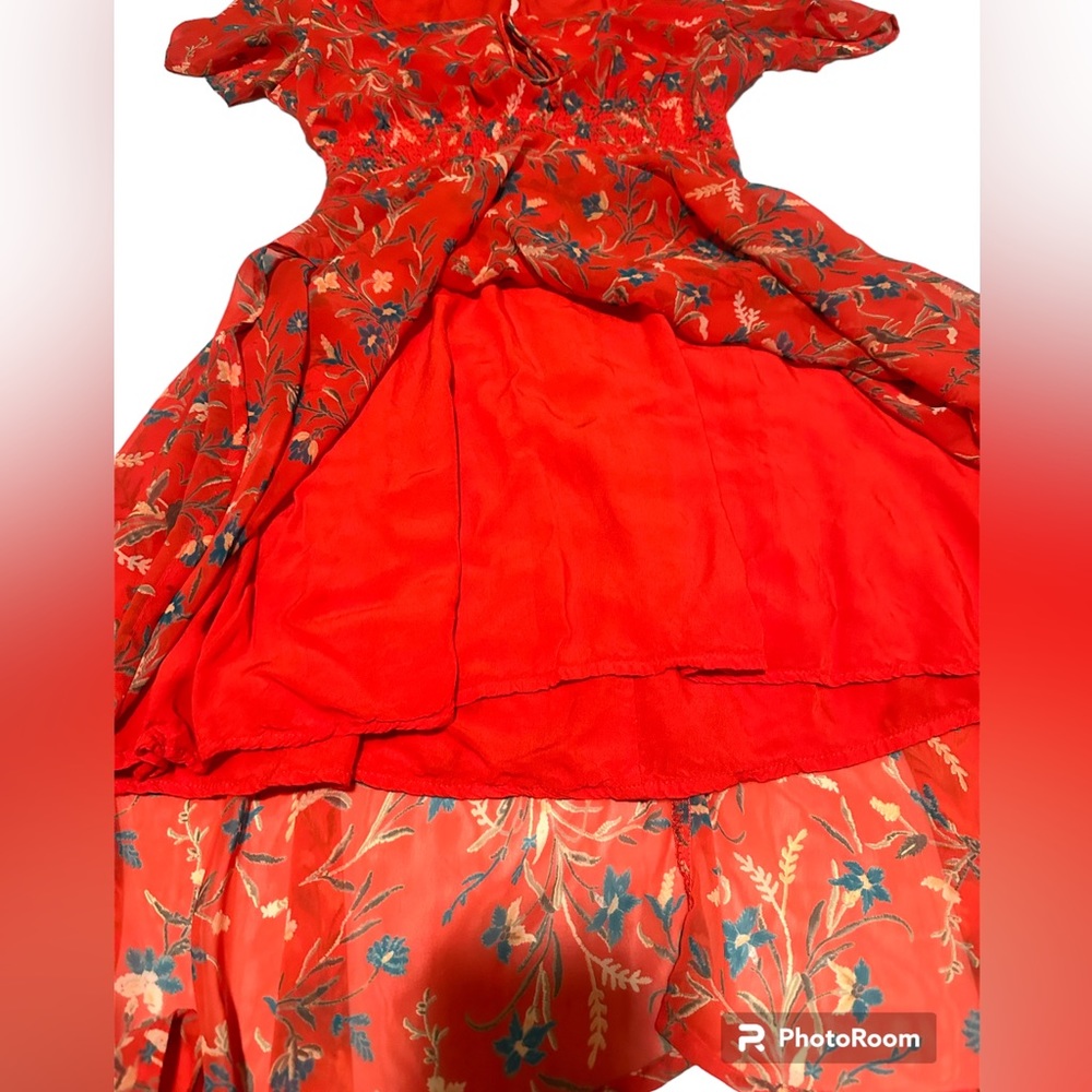 ASOS by Gilli Floral Rayon Mini Dress in Size S - Picture 6 of 8